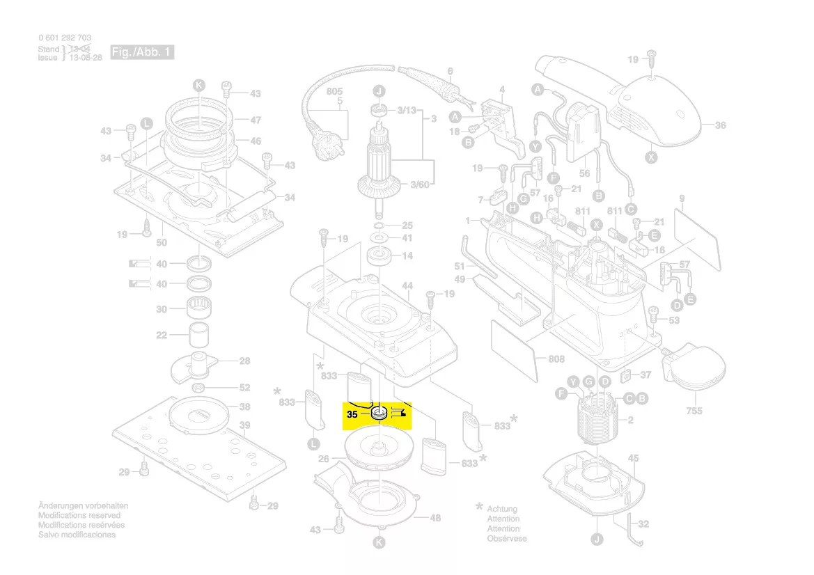 joint lèvre réf. 2 600 290 030 BOSCH